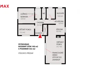 Prodej rodinného domu, Petrohrad, 151 m2