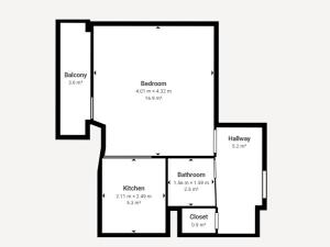 Pronájem bytu 1+kk, Kutná Hora - Šipší, Na Studních, 34 m2