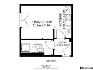 Pronájem bytu 1+kk, Kaznějov, Na Komárově, 29 m2