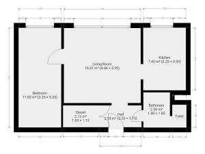Pronájem bytu 2+1, Praha - Hlubočepy, Krškova, 43 m2