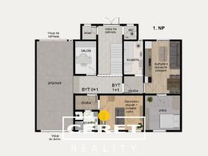 Prodej vícegeneračního domu, Žatec, Chomutovská, 300 m2