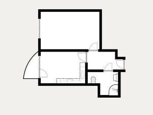 Pronájem bytu 2+kk, Hradec Králové - Moravské Předměstí, Štefánikova, 44 m2