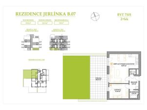 Prodej bytu 2+kk, Brno, Jerlínová, 52 m2