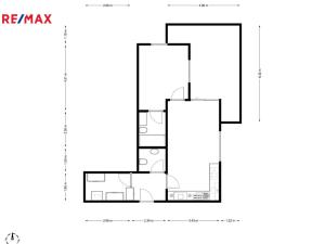 Pronájem bytu 2+kk, Praha - Dolní Chabry, Poštova, 56 m2