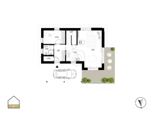 Prodej pozemku, Frymburk, 1128 m2