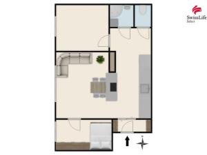 Pronájem bytu 3+kk, Praha - Michle, Třeboňská, 67 m2