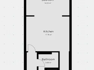 Pronájem bytu 2+kk, Praha - Vysočany, Skloněná, 44 m2