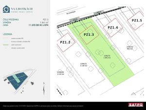 Prodej pozemku pro bydlení, Praha - Lipence, Na Lhotkách, 1041 m2