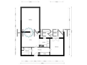 Prodej bytu 2+kk, Praha - Suchdol, Holubí, 43 m2