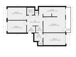 Pronájem bytu 4+1, Praha - Černý Most, Generála Janouška, 96 m2