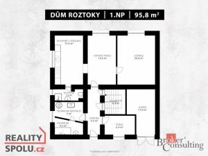Prodej rodinného domu, Roztoky u Jilemnice, 187 m2