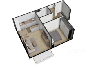 Prodej bytu 2+kk, Písek - Hradiště, K Háječku, 43 m2