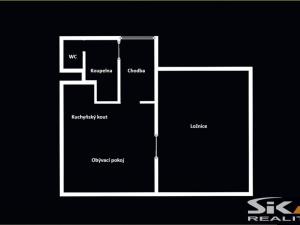 Prodej bytu 2+kk, Louny, Přemyslovců, 36 m2