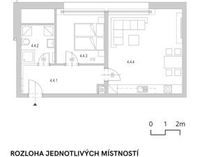 Prodej bytu 2+kk, Chlumec nad Cidlinou, Boženy Němcové, 52 m2