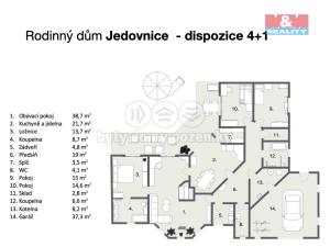 Prodej rodinného domu, Jedovnice, Podhájí, 179 m2