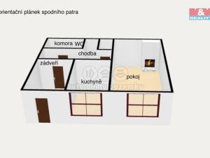 Pronájem rodinného domu, Čermná nad Orlicí - Malá Čermná, 68 m2