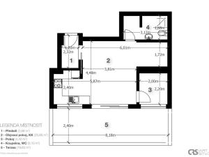 Prodej bytu 1+kk, Praha - Střešovice, Patočkova, 38 m2