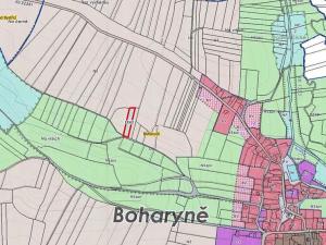 Prodej pole, Boharyně, 2572 m2