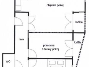 Pronájem bytu 3+kk, Praha - Libeň, Kašparovo náměstí, 70 m2