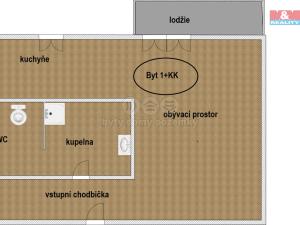 Prodej bytu 1+kk, Hradec Králové - Třebeš, Urxova, 29 m2