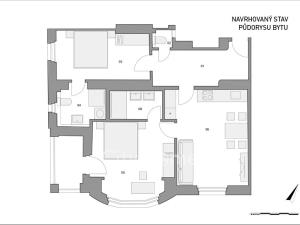 Prodej bytu 2+1, Praha - Smíchov, Na Václavce, 81 m2