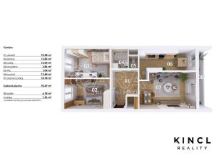 Prodej bytu 3+1, Nymburk, Zbožská, 70 m2