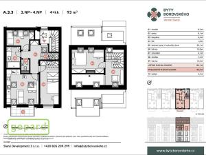 Prodej bytu 4+kk, Slaný - Kvíček, K. H. Borovského, 85 m2