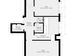 Pronájem bytu 3+1, Brno - Lesná, Jurkovičova, 70 m2