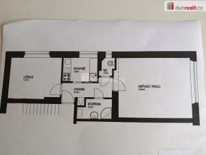 Pronájem bytu 2+1, Praha - Podolí, Dvorecká, 53 m2