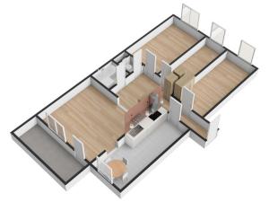 Pronájem bytu 4+1, Praha - Háje, Hekrova, 80 m2