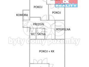 Pronájem bytu 3+kk, Chomutov, Kundratická, 74 m2