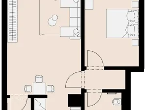 Pronájem bytu 2+kk, Praha - Nové Město, U půjčovny, 45 m2