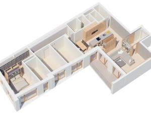 Pronájem bytu 4+kk, Praha - Karlín, Za Karlínským přístavem, 150 m2