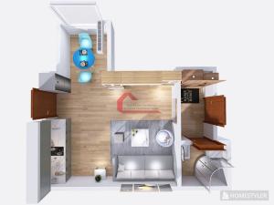 Pronájem bytu 1+kk, Mikulčice - Těšice, 30 m2