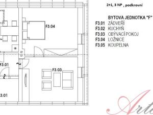 Pronájem bytu 2+kk, Kunín, 66 m2