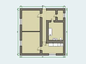 Pronájem bytu 2+1, Lanškroun, Palackého, 57 m2