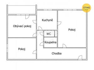 Prodej bytu 3+1, Orlová, Na Výsluní, 75 m2