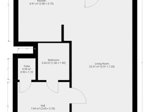 Pronájem bytu 1+1, Praha, Cíglerova, 44 m2