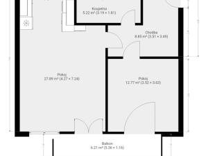 Pronájem bytu 2+kk, Brno, Kumpoštova, 56 m2