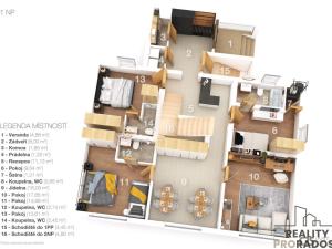 Pronájem ubytování, Praha - Dolní Chabry, 305 m2
