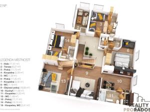 Pronájem ubytování, Praha - Dolní Chabry, 305 m2