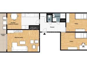 Pronájem bytu 3+1, Praha, Suchý vršek, 78 m2