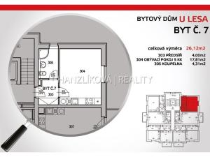 Pronájem bytu 1+kk, České Budějovice - České Budějovice 2, U Boru, 26 m2