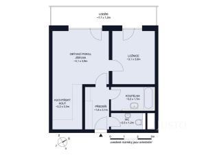 Prodej bytu 2+kk, České Budějovice - České Budějovice 4, Vrbenská, 50 m2