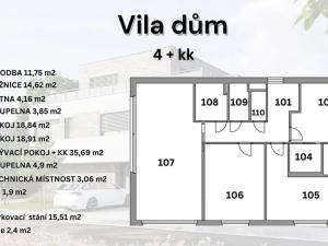 Prodej bytu 4+kk, Horoměřice, Jasanová, 125 m2