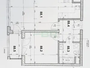 Pronájem bytu 2+kk, Praha - Vysočany, Sokolovská, 52 m2