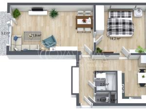 Prodej bytu 2+1, Havířov - Podlesí, Kosmonautů, 52 m2