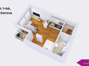 Pronájem bytu 1+kk, Olomouc - Nová Ulice, Bacherova, 37 m2
