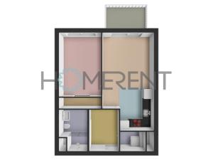 Pronájem bytu 2+kk, Praha - Hostivař, Nurmiho, 44 m2