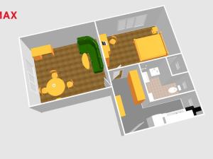 Pronájem bytu 2+kk, Libiš, V Chaloupkách, 59 m2